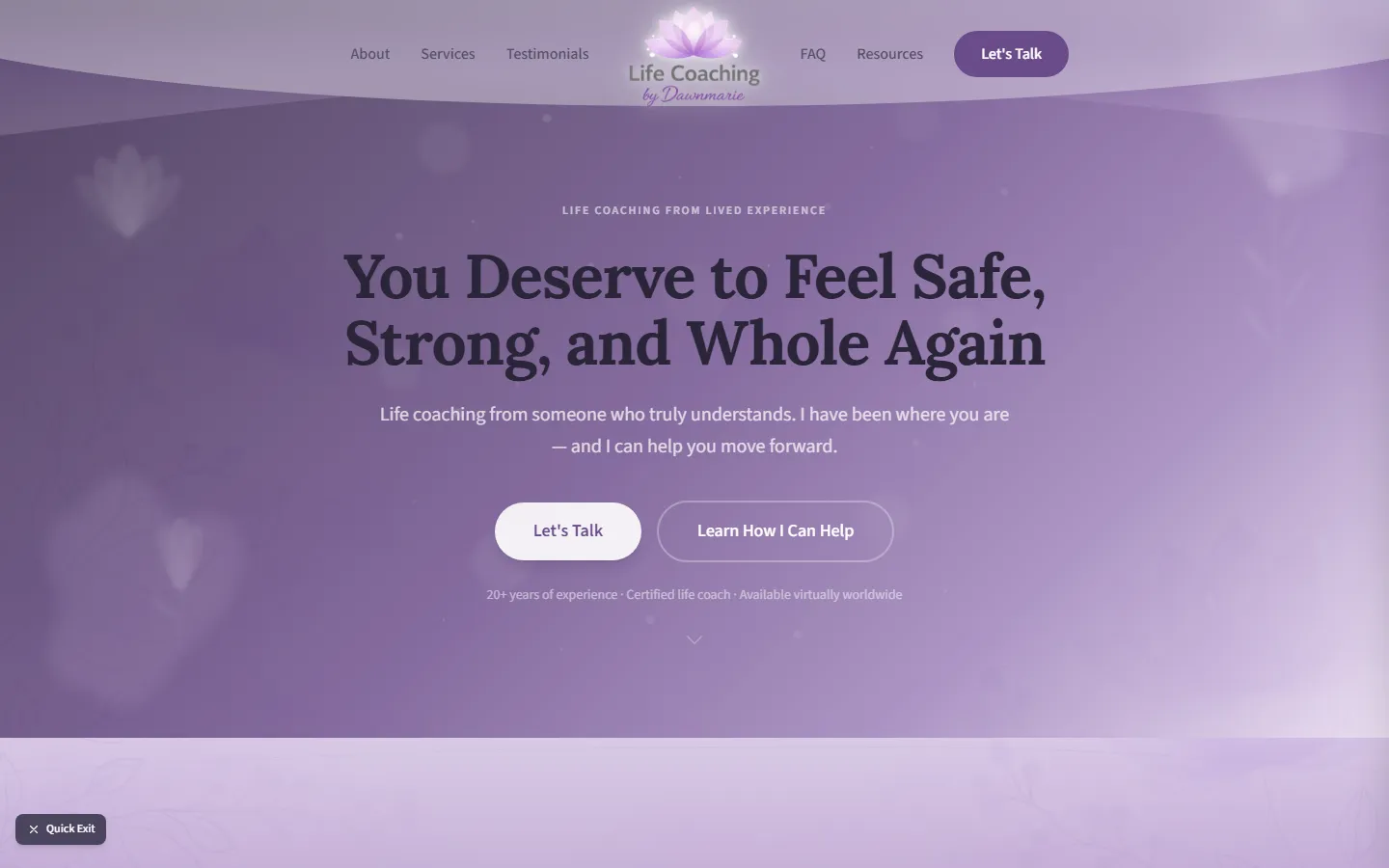 Life Coaching by Dawnmarie preview